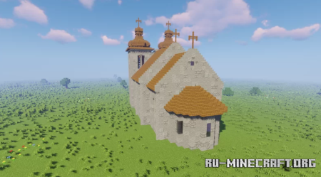  Romanesque Church  Minecraft