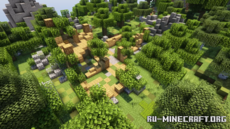  Four Forest Sky Island  Minecraft