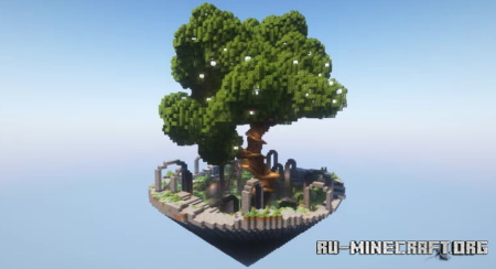  Magical Slime Tree Sky Island  Minecraft