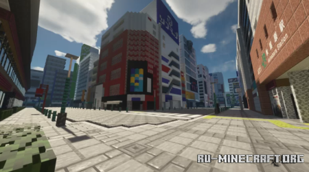  Real Sized Station-front Akihabara  Minecraft