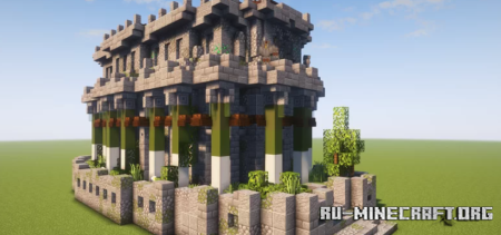  Ancient Temple. Jungle Temple  Minecraft