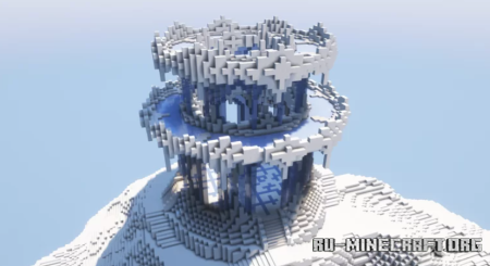  Snowy Ice Arena  Minecraft