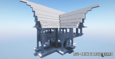  Snowy Quartz Houses  Minecraft