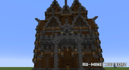  Large Manor With Underground Storage  Minecraft