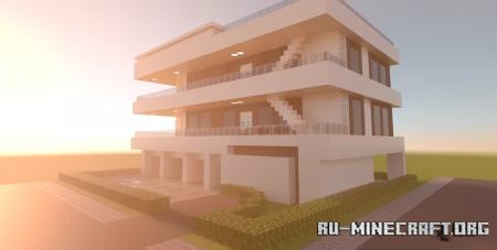  Modern House (customizable)  Minecraft