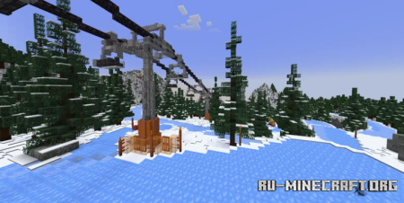  Skiing Mount Ignis  Minecraft