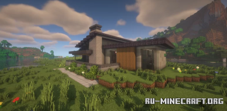  Mid-Century Modern House  Minecraft