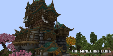  Japanese Chateau by Boulevardier  Minecraft