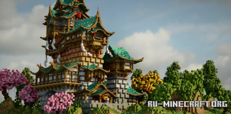  Japanese Chateau by Boulevardier  Minecraft