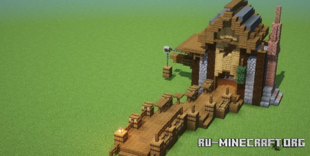  Build Fishing Hut  Minecraft