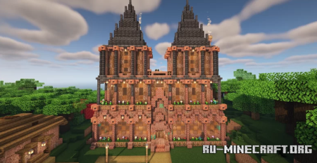  Granite Mansion  Minecraft