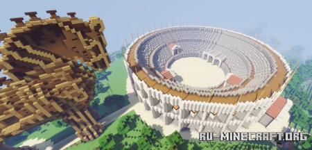  Colosseum Arena by Qanrex  Minecraft