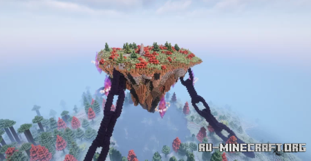  The flying island by EX-777408  Minecraft