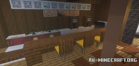  Cafe, Coffeehouse, Coffee shop  Minecraft