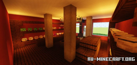  Red Brick Store  Minecraft