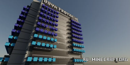  BBVA Provincial Tower  Minecraft