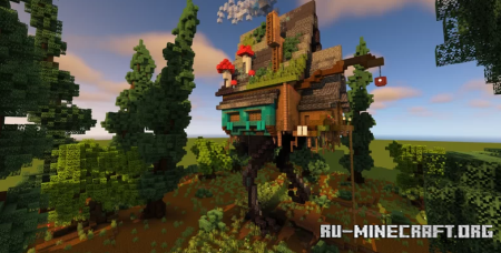  Walking Witch Hut  Minecraft