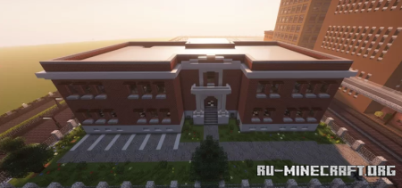  Small School - Cityscape and City Builds  Minecraft
