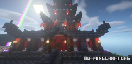  Japanese Themed Fortress  Minecraft