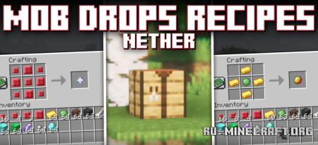 Mob Drops Recipes - Nether  Minecraft 1.20.4