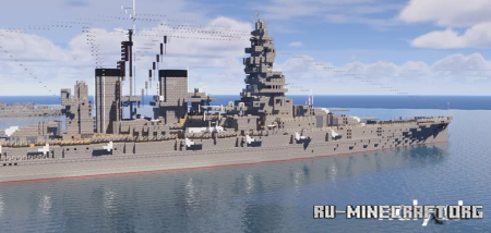 Japanese Battleship Kongo  Minecraft