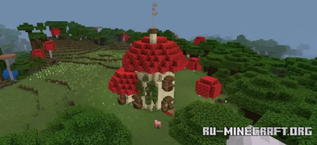  Cute and cozy mushroom house  Minecraft