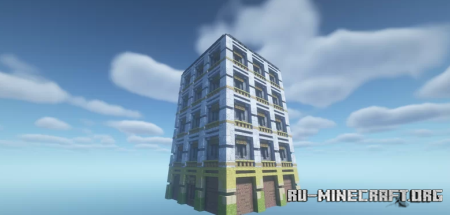  Classic apartment (5 floors )  Minecraft