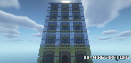  Classic apartment (5 floors )  Minecraft
