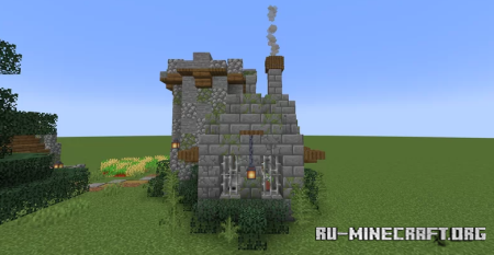  Medieval Tower House With Pigsty  Minecraft