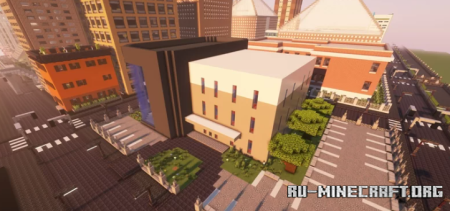  City Police Station - Cityscape Builds  Minecraft