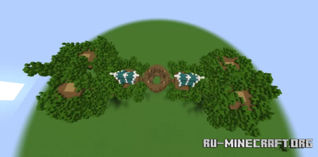  Minecolonies Custom Style: Oak Treehouse  Minecraft