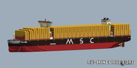  MSC IRINA - world's largest container ship  Minecraft