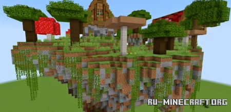  Dark Forest Village Island - Spawn  Minecraft