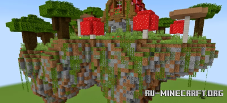  Dark Forest Village Island - Spawn  Minecraft