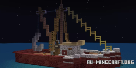  Sea Monster Fishing Boat  Minecraft