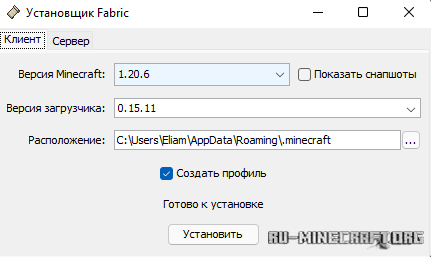  Fabric ModLoader  Minecraft 1.20.6