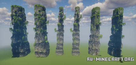  Zhangjiajie inspired Pillar Mountain  Minecraft