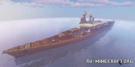  USS Aviation battleship Kearsarge  Minecraft