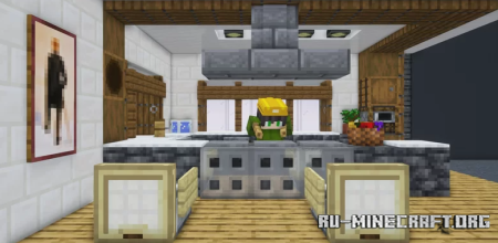  Modern kitchen interior decoration  Minecraft