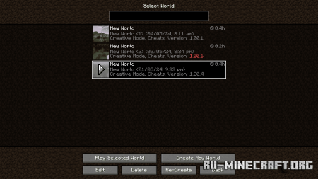  World Play Time  Minecraft 1.20.4