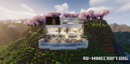  Modern Mountain House  Minecraft