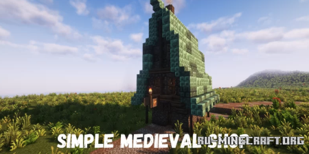  Simple Medieval fantasy shop  Minecraft