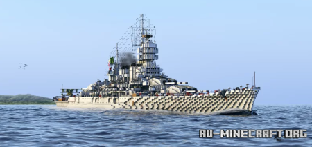  RM Roma battleship  Minecraft