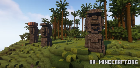  Moai Island  Minecraft