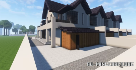  Row Houses - Corner Lot Version  Minecraft