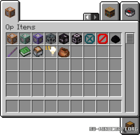  Op Items Tab  Minecraft 1.21