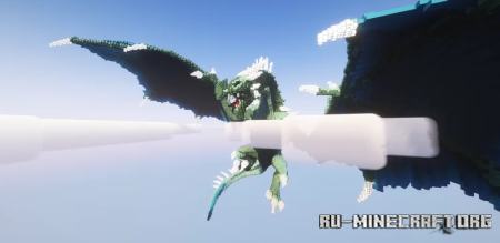  Aquatic Dragon  Minecraft