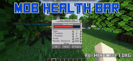  Mob Health Bar  Minecraft 1.21