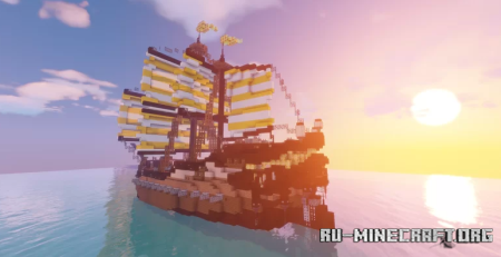  The Yellow boat  Minecraft