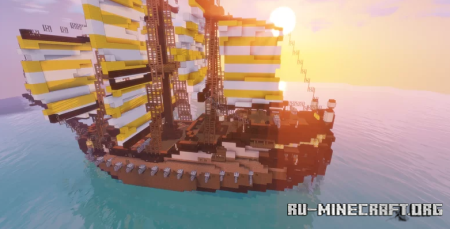  The Yellow boat  Minecraft